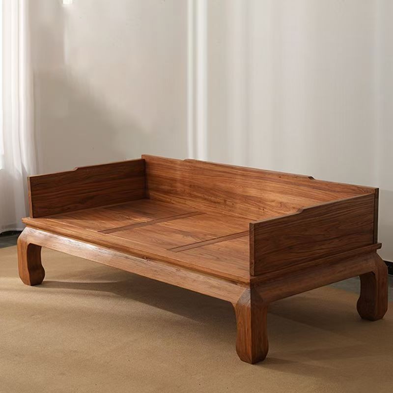 Chinese Old Elm Arhat Bed Home Imperial Concubine Couch Living Room Zen Combination Sofa Bed Lounge Chair Solid Wood Arhat Bed