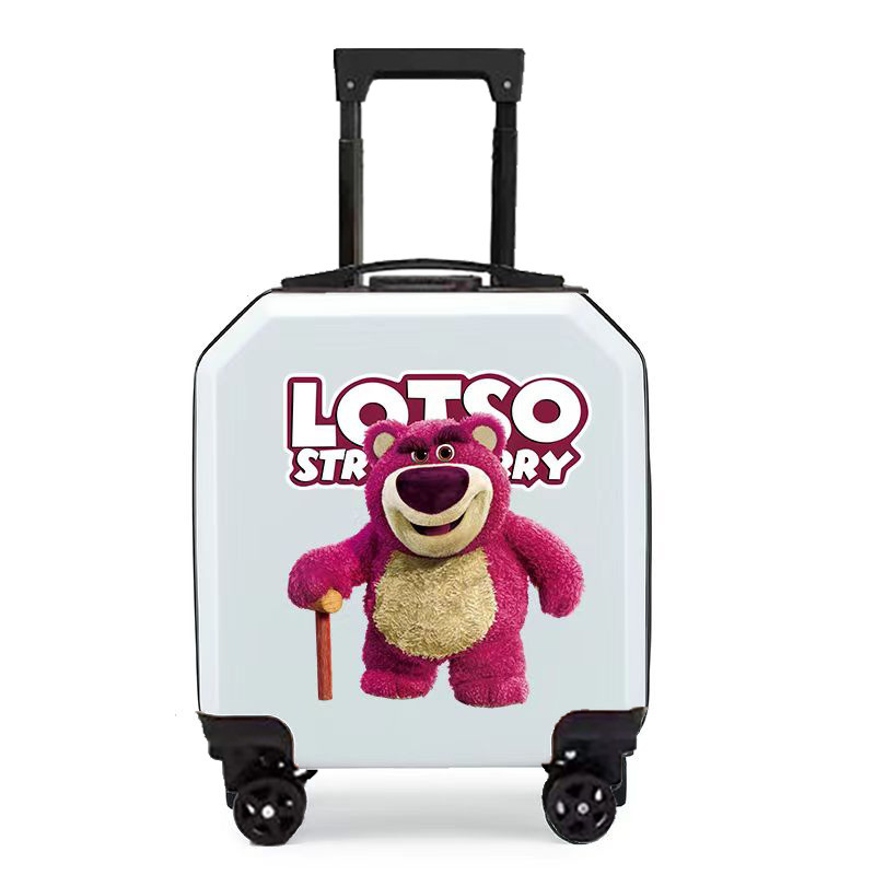 Children's Trolley Case Student Password Box Universal Wheel Cartoon Trolley Case Wholesale Printable Logo 18inch Luggage