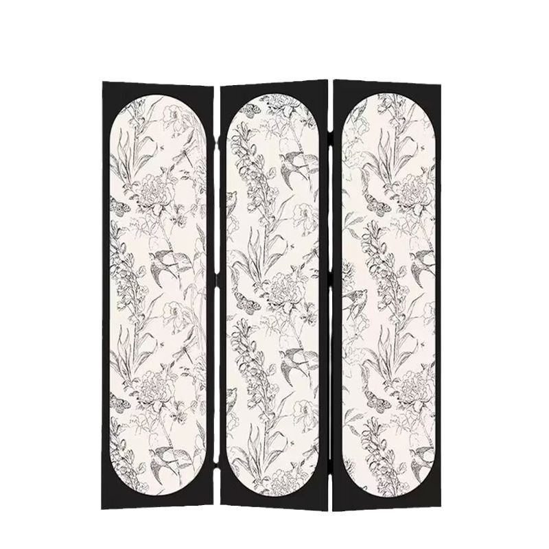 New Chinese Cream Style Removable Partition Living Room Bedroom Dining Room Sofa Decoration Foldable Simple Screen Partition