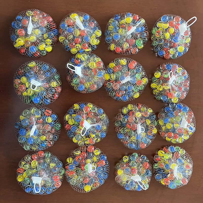 Glass Beads 14Mm16Mm25Mm High White Eight-Petal Glass Beads Pinball Machine Glass Marble Flower Center Glass Ball