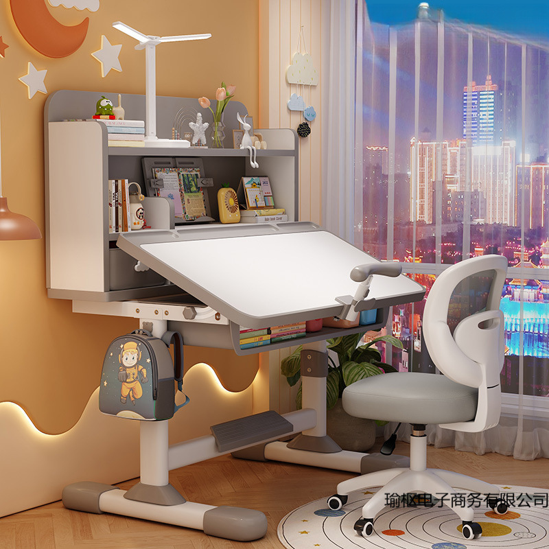 Комплект учебного стола, детский учебный стол, письменное кресло, стол для письма для учащихся начальной школы, регулируемый стол