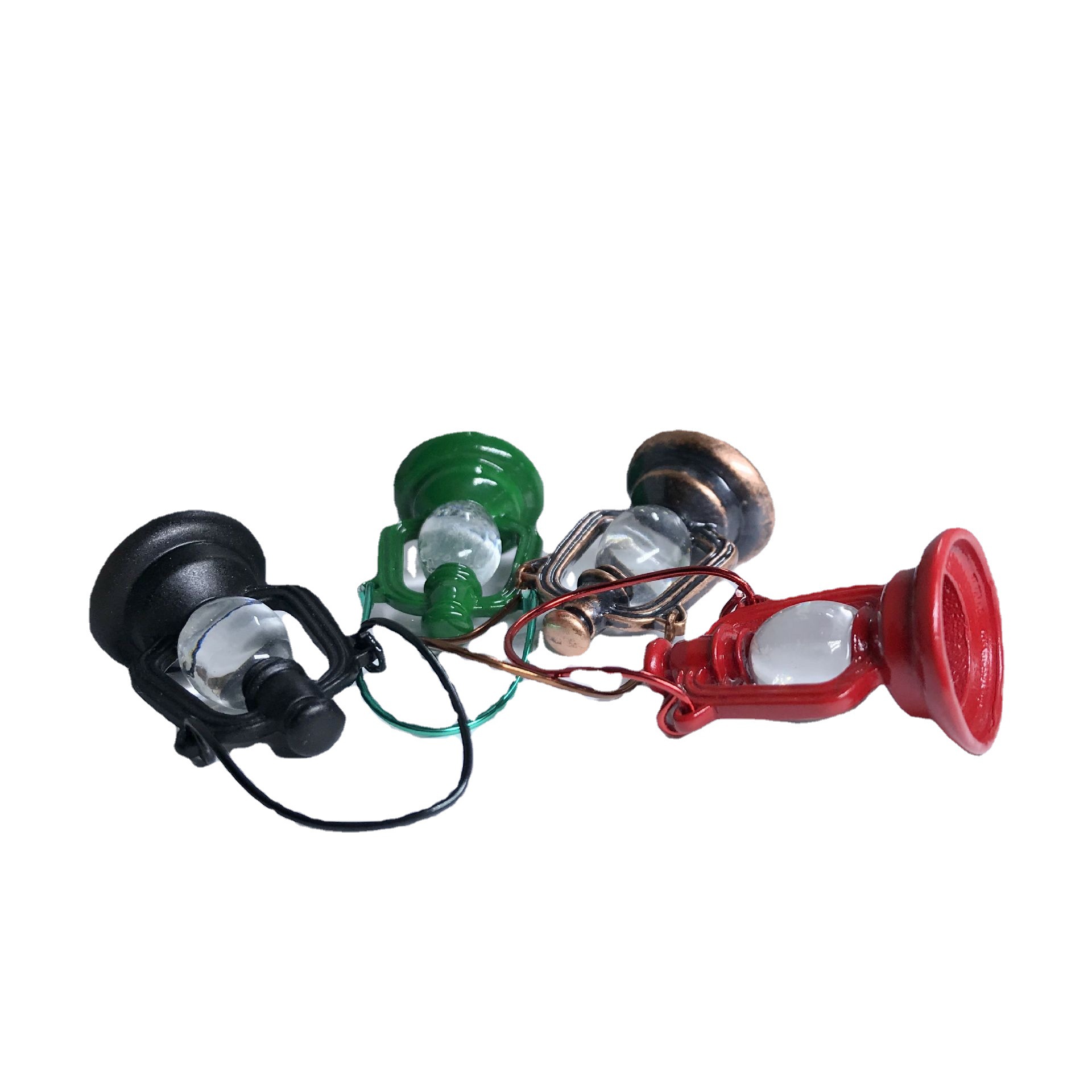 1:12 doll house mini simulation ancient kerosene lamp miniature lighting model simulation ornaments