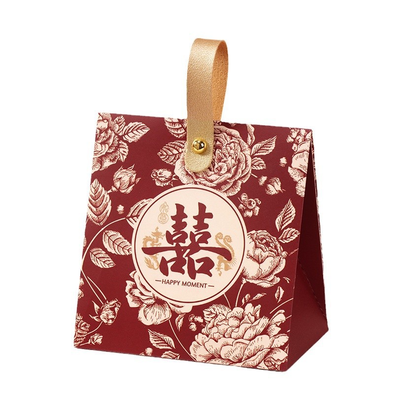 Wedding Candy Box 2024 New Wedding Candy Box Wedding Candy Advanced Accompanying Gift Candy Box Empty Box