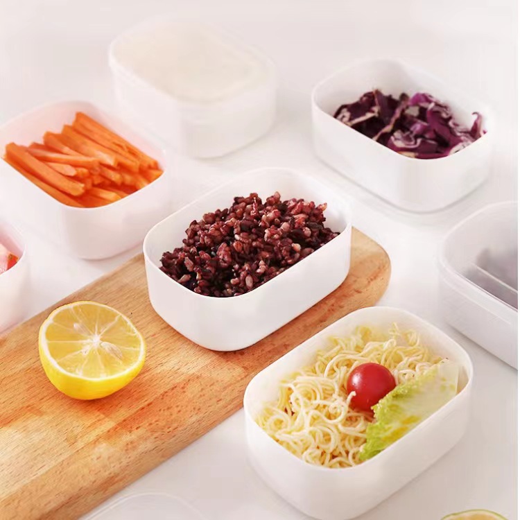 Brown rice sub-packaging frozen boxed multi-grain lunch box fat-reducing meal quantitative small lunch box crisper refrigerator storage box
