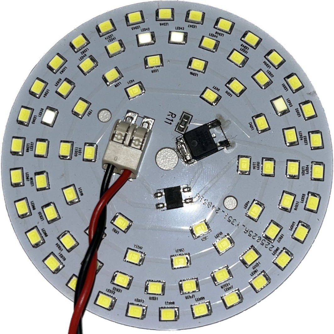 High-Brightness Led Lamp Bead Led Lamp Panel 220V High-Voltage Lamp Panel Single-Color Lamp Bead Fill Light Ring Patch