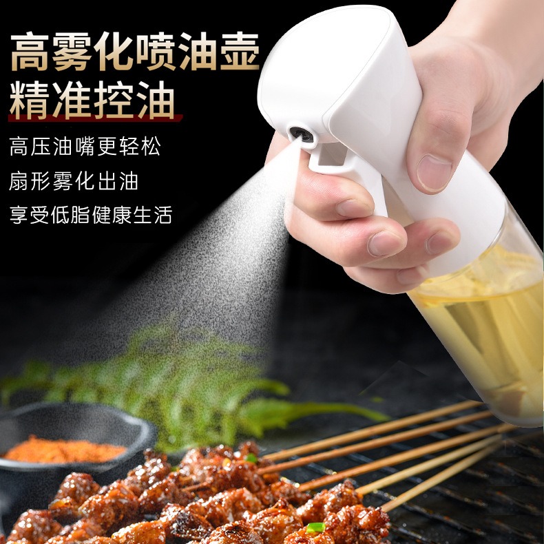Стеклянная бутылка-спрей для кухни, для фритюрницы, с высоким давлением, для оливкового масла
