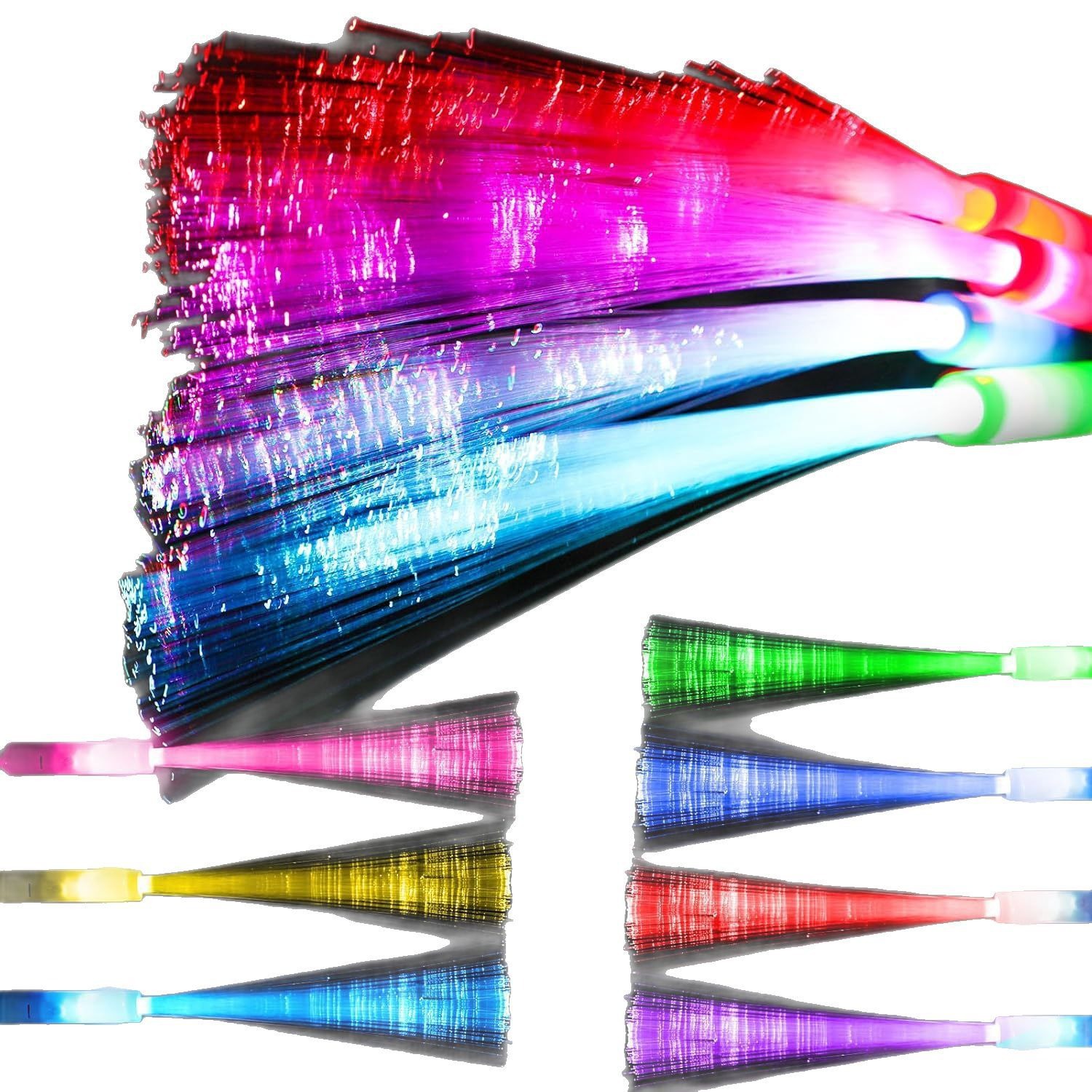 4-Color Led Colorful Glow Stick Concert Wedding Birthday Gift Party Halloween Christmas Glitter Stick Toy