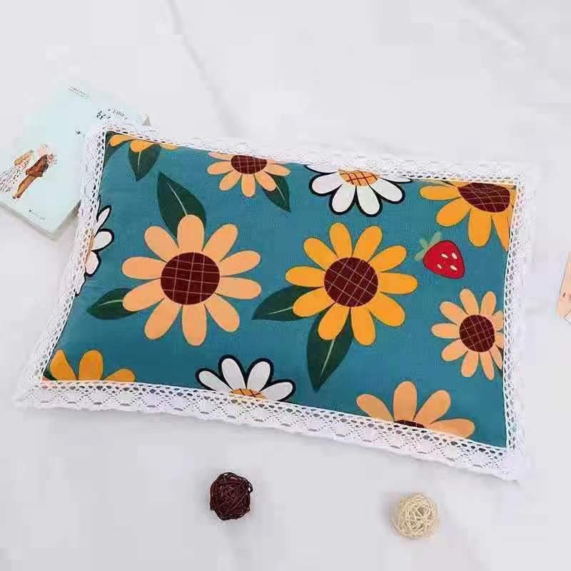 Foreign trade cross-border export plant cashmere bed sheet quilt cover four-piece ecological cotton pillowcase quilt cover bed hat pillow cover