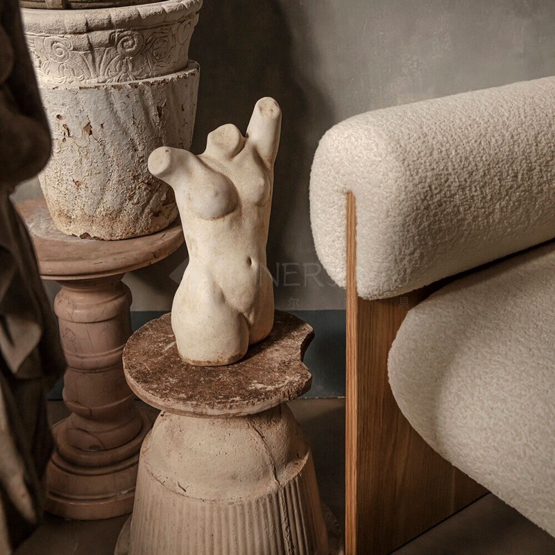 Nordic Minimalist Small Apartment Living Room Solid Wood Single Leisure Chair