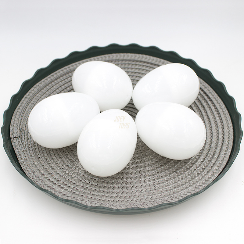 White simulation Eggs can open Oval twist eggshell Easter egg toys Easter Eggs