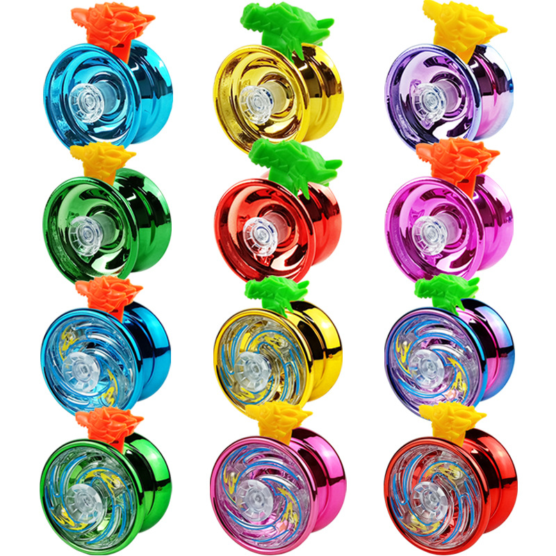 Cross-border Amazon alloy yo-yo entry type dead sleep live sleep yoyo ball competitive type luminous yo-yo