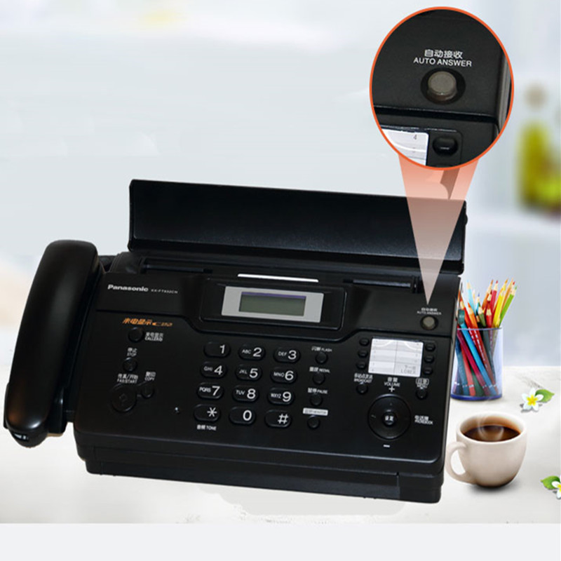 Special offer brand new thermal paper fax machine home and commercial copy phone automatic manual reception Fax caller ID