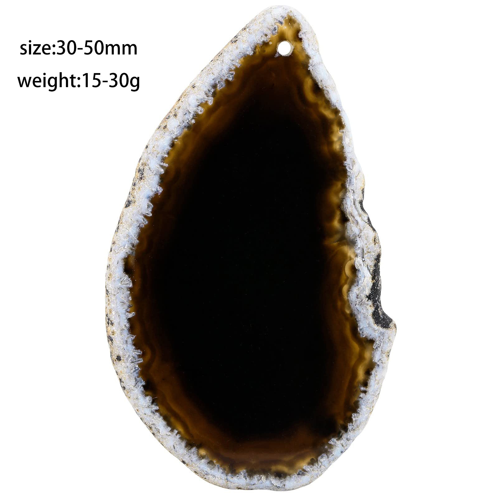 Cross-Border Hot-Selling Porous Agate Slices Agate Light Table Slices Necklace Pendant Ornaments