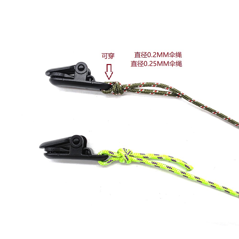 Factory supply canopy pull point hook clip outdoor camping tent clip EDC buckle tent alligator clip
