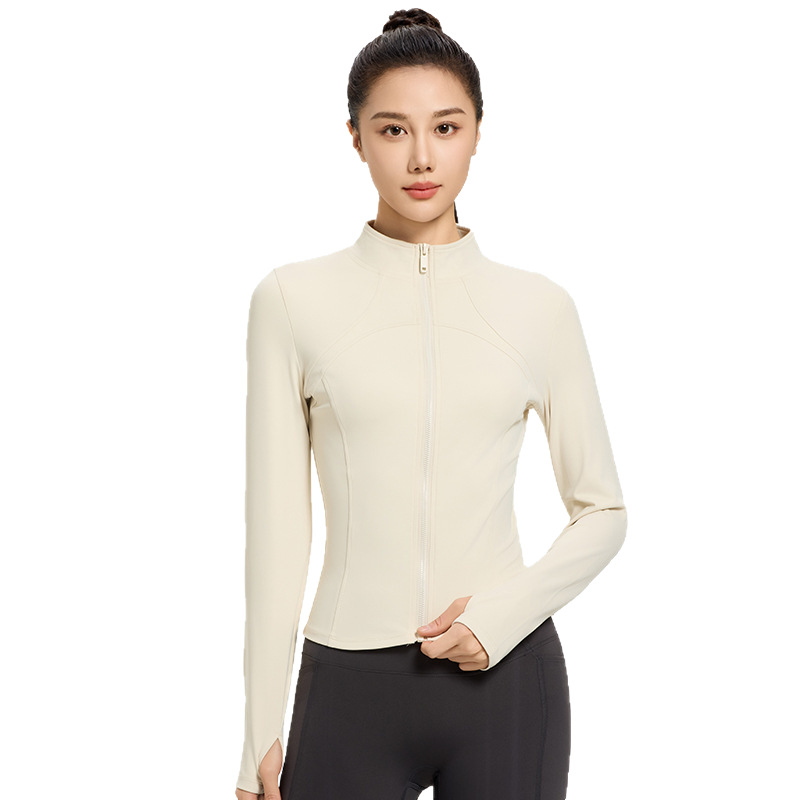 Lulu Yoga Jacket Top Running Training Sun Protection Clothing Thin Yoga Clothing Outdoor Sports Women's Casual Versatile
