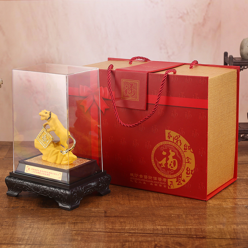 Cashmere Shajin 12 Zodiac Rat Ox Tiger Rabbit Dragon Snake Horse Sheep Monkey Chicken Dog Pig Ornaments Fair Crafts