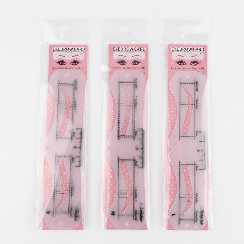 Cross-Border Head-Mounted Eyebrow Stencil Reusable One-Piece Beginner Eyebrow Sticker Lazy Eyebrow Drawing Tool Eyebrow Shape