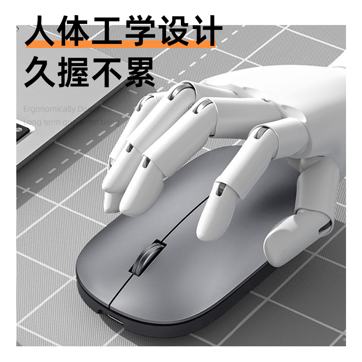 Source Factory Wireless Dual-Mode Mouse Supply Notebook Desktop Computer Universal Silent 2.4g Bluetooth Mouse