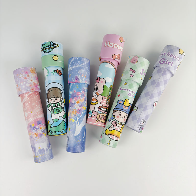 Large Cartoon Kaleidoscope Nostalgic Kidsren's Science Experiment Early Education Educational Toys Street Stall Gifts Cross-Border Variety