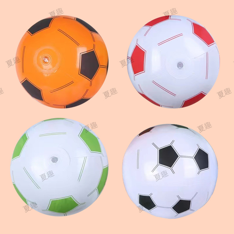 Supply color PVC inflatable six piece ball beach ball pat ball inflatable toy factory direct sale