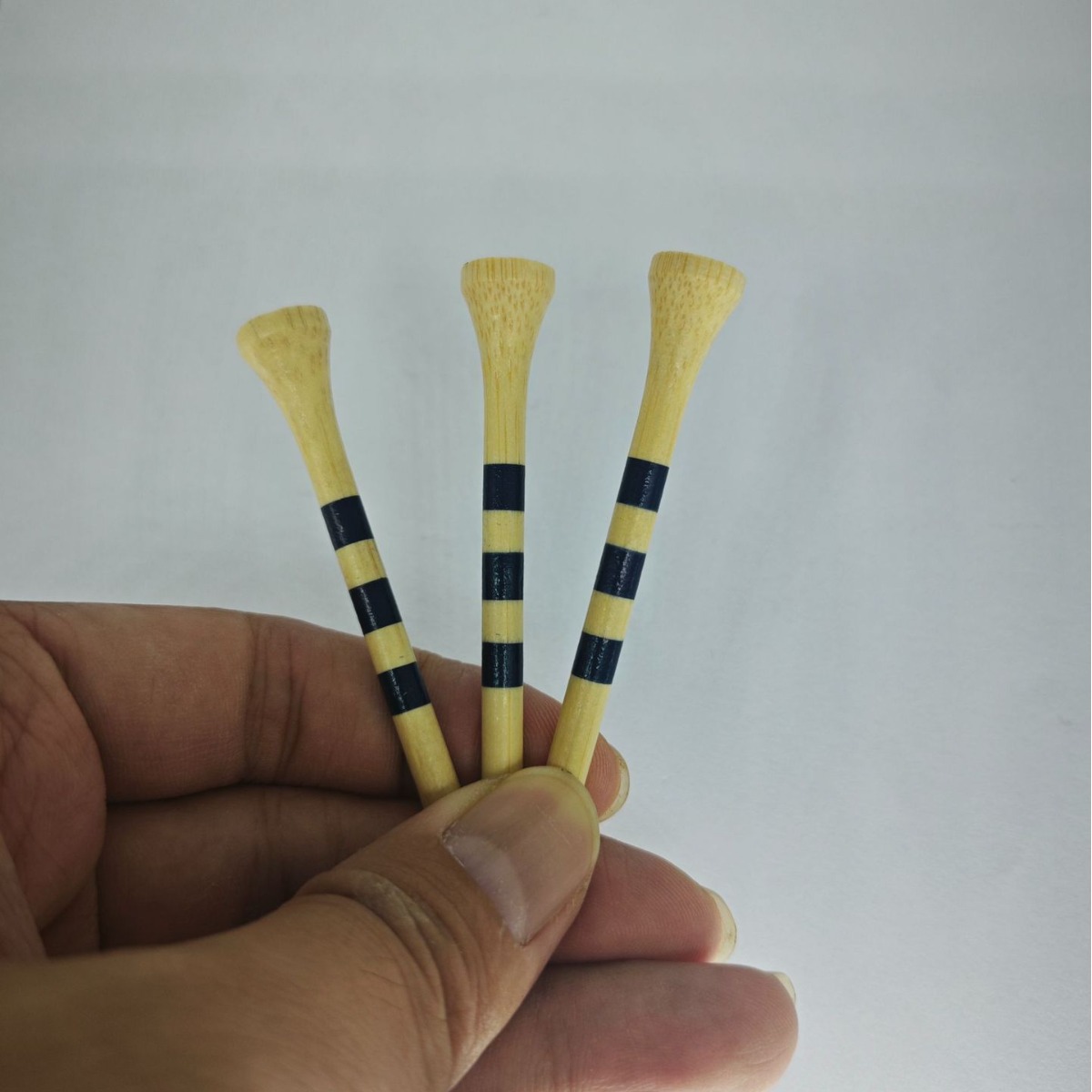 Manufacturer Supplies Golf Tee Golf Nails, Bamboo Nails, Bamboo Tee Can Be Printed with Logo Golf Nails