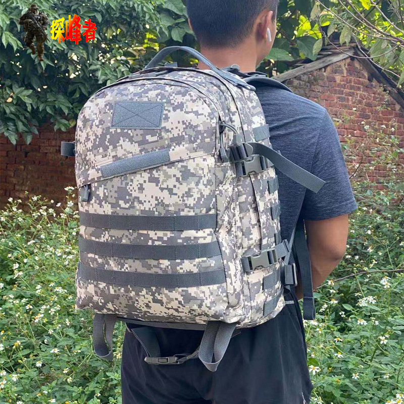 8006 # 600D Tactical Backpack Multifunctional Outdoor Mountaineering Bag Large Capacity Camouflage Backpack