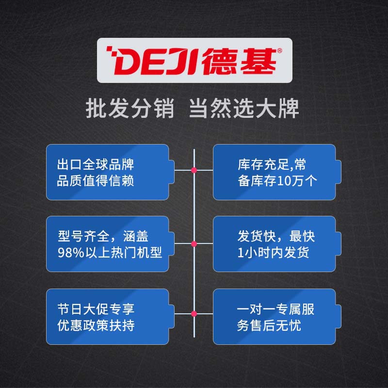 Deji is suitable for Samsung mobile phone battery A54/A25/A23/A55 high capacity lithium battery 5000mAh factory wholesale