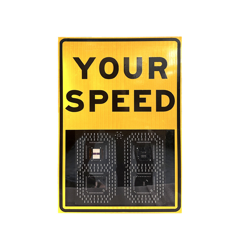 Cross-Border Supply Iron Shell Foreign Trade Radar Speedometer Area Radar Speed Screen Road Speedometer