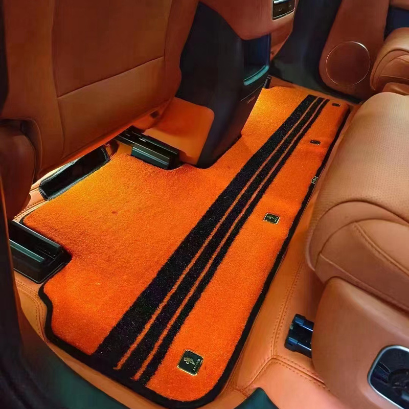 Factory supply car special foot mat fully surrounded by wheat fiber quick-drying blanket foot mat thickened cutting