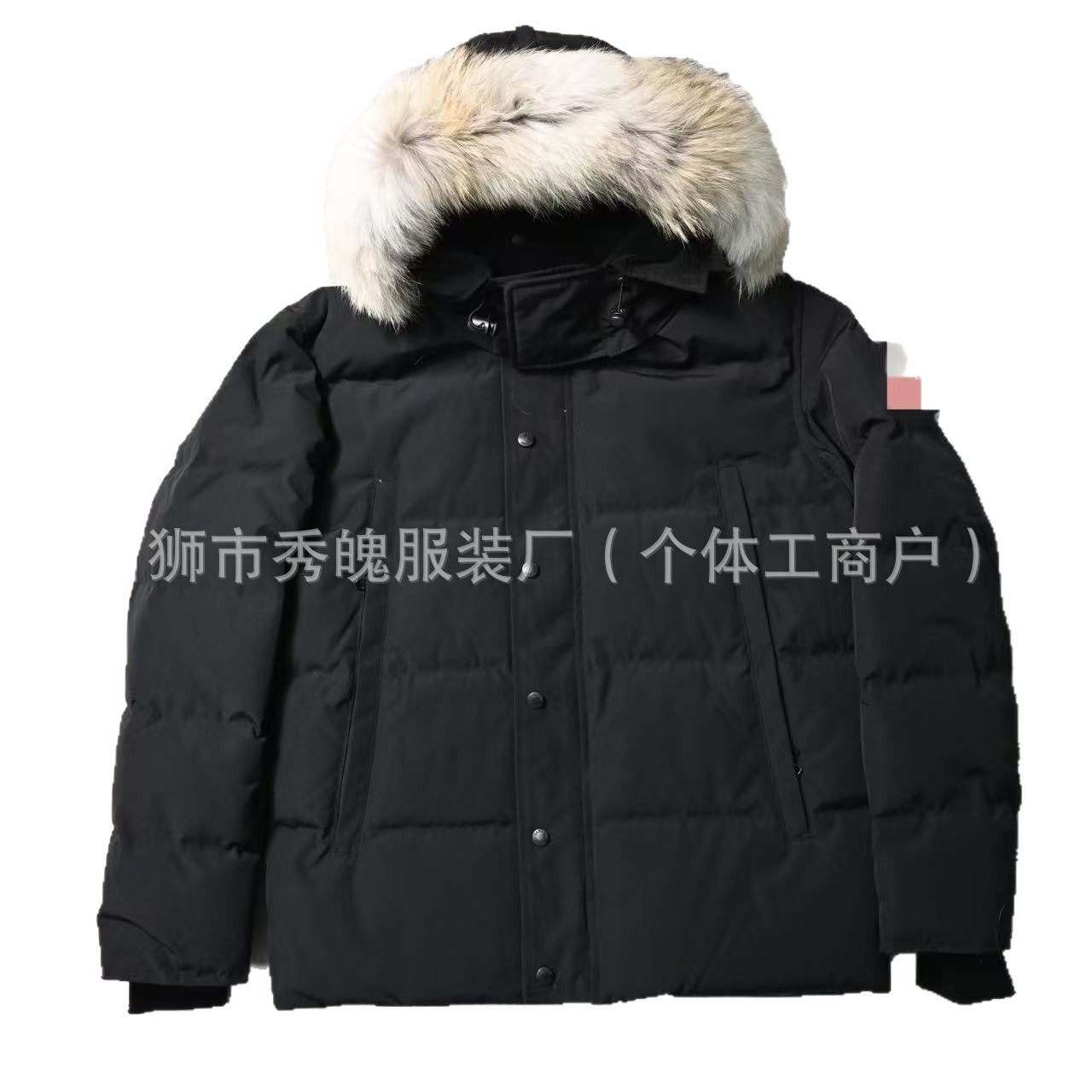 Wyndham 29 Men/Women Coyote Fur Hooded Down Jacket 3808M