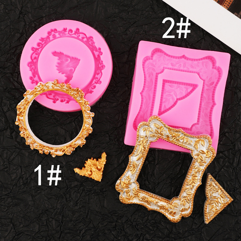 Силиконовая форма для выпечки в винтажном стиле, декоративная форма для шоколада