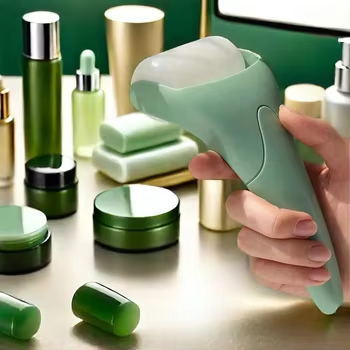 For Cross-border Face Ice Roller Massage Household Ice Compress iceroller Plastic Ice Roller Wholesale