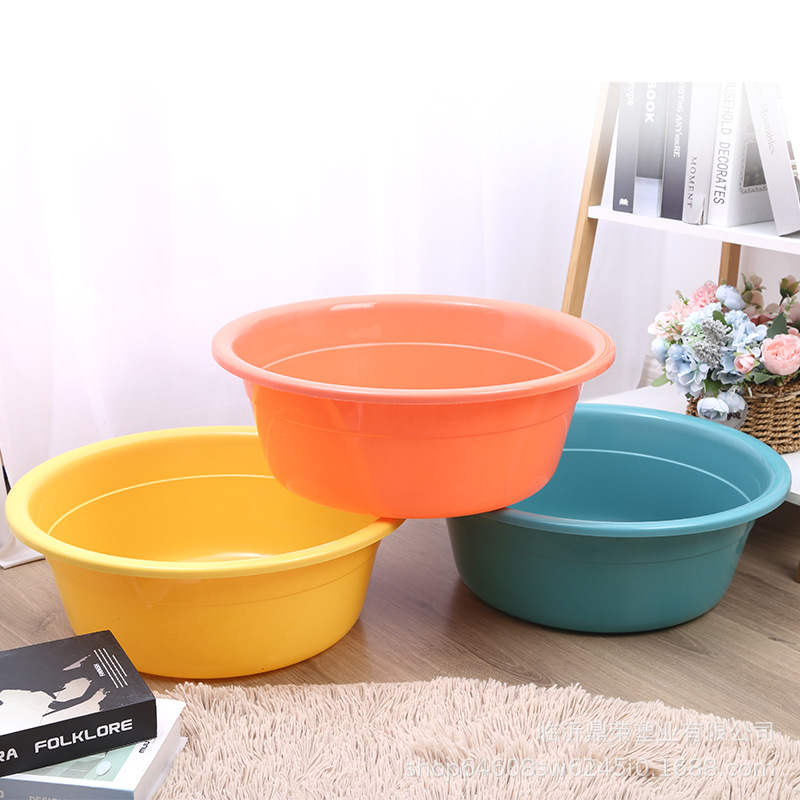 36cm plastic basin wholesale household laundry footbath thickened advertising logo store celebration gift washbasin