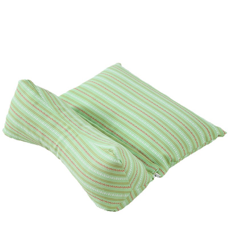 Triangular Cervical Spine Pillow Buckwheat Shell Household Cervical Spine Sleep Traction Pillow Adult Removable One-Piece Buckwheat Pillow