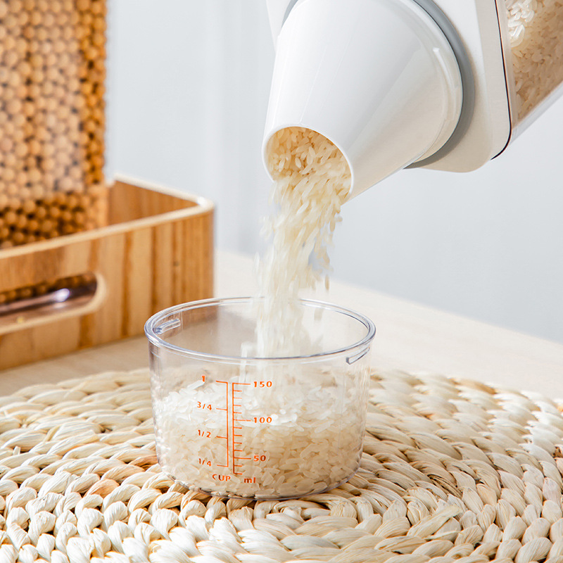 Sealed Cans Grain Storage Box Rice Noodles Grain Storage Transparent as Cans Plastic Food Grade Storage Box Wholesale