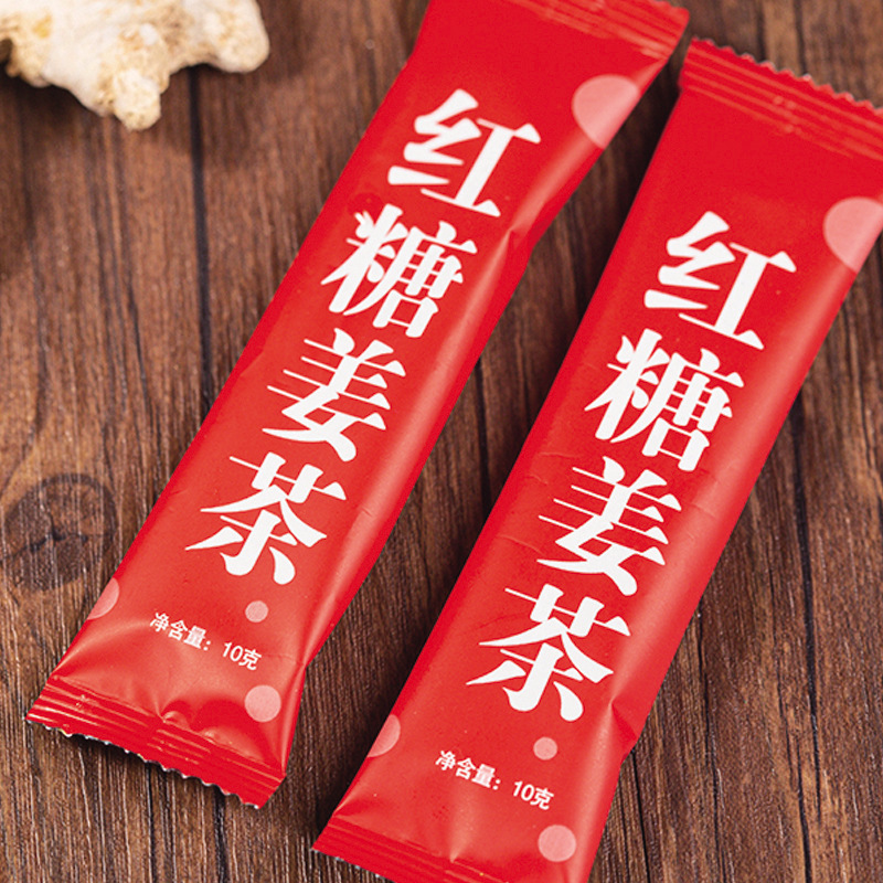 brown sugar ginger tea 10g * bagged black sugar ginger tea happy tea hand gift a generation of solid beverage honey brown sugar water