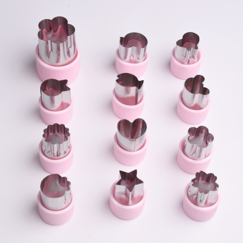 Baby Food Supplementary Tool Household Embossed Baby Small Wonton Dumpling Skin Biscuit Chaotic Flower Mold Butterfly Noodle Mold