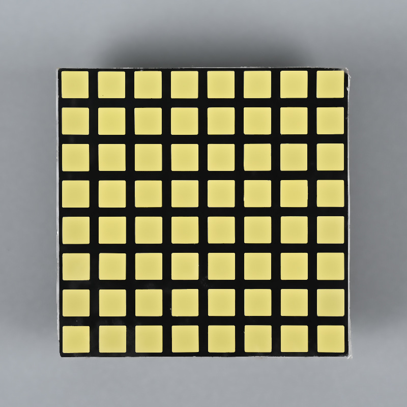 LED square dot matrix 8*8 square white monochrome dot matrix instrument display screen