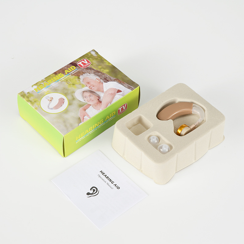 Foreign Trade Export Deafness Behind-The-Ear Hearing Aid Jz-1088E Ear-Mounted Auxiliary Hearing Collector Sound Amplifier for the Elderly