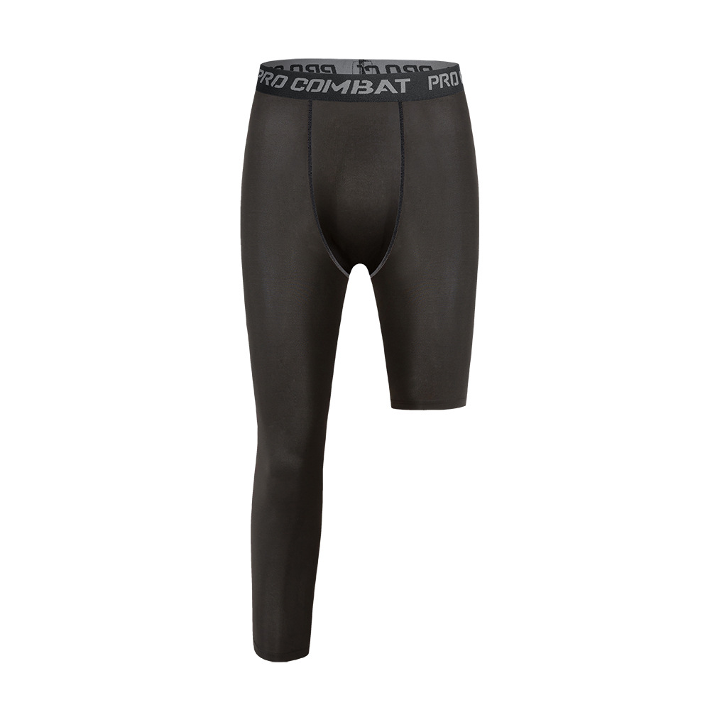 Foreign trade sports fitness pants men's running sports tight elastic quick-drying pants basketball training outdoor pants manufacturers