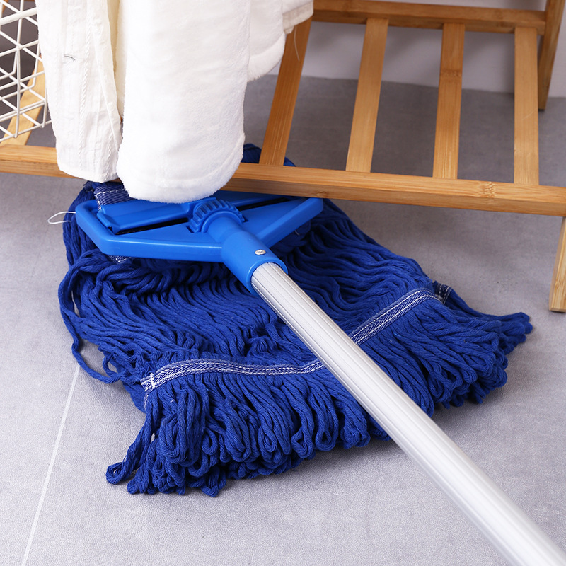 Aluminum Alloy Rod Removable Cleaning Hospital Hotel Cleaning Cotton Mop Property Cleaning Tiger Clip Mop Wholesale