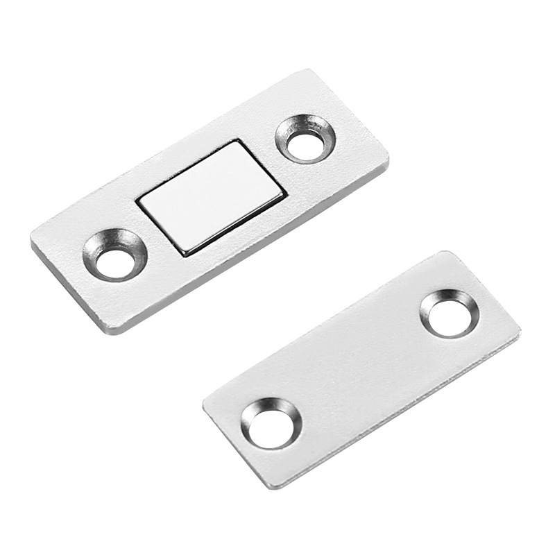 Punch-free cabinet door touch wardrobe sliding door magnet sliding door door suction ultra-thin miniature invisible strong magnetic suction old-fashioned touch beads