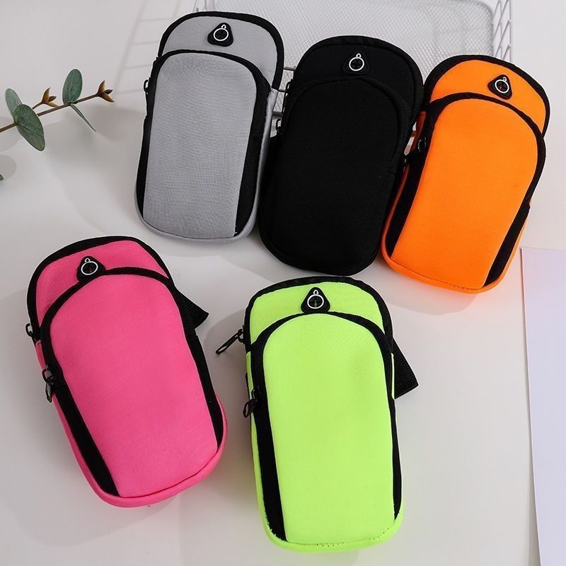 Outdoor Men's and Women's Arm Sports Equipment Running Wrist Mobile Phone Arm Sleeve Fitness Mobile Phone Bag Universal Ultra-Thin Waterproof