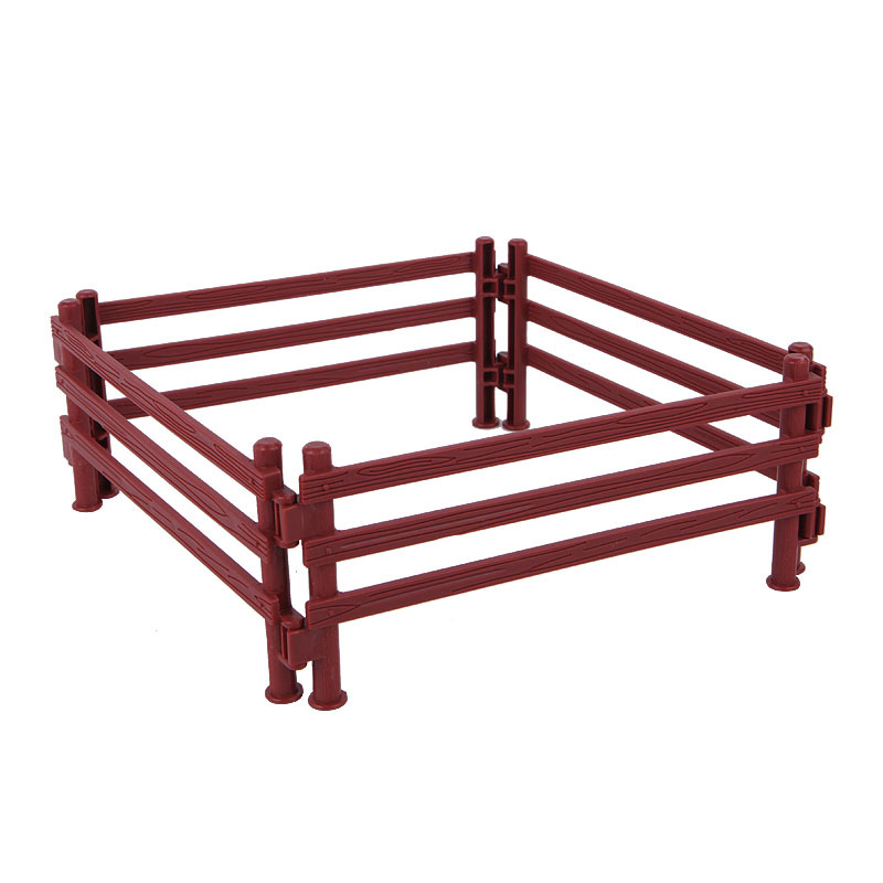 16 см игрушка забора, большие украшения для песочного стола, пластиковый забор, аксессуары для фермерских сцен