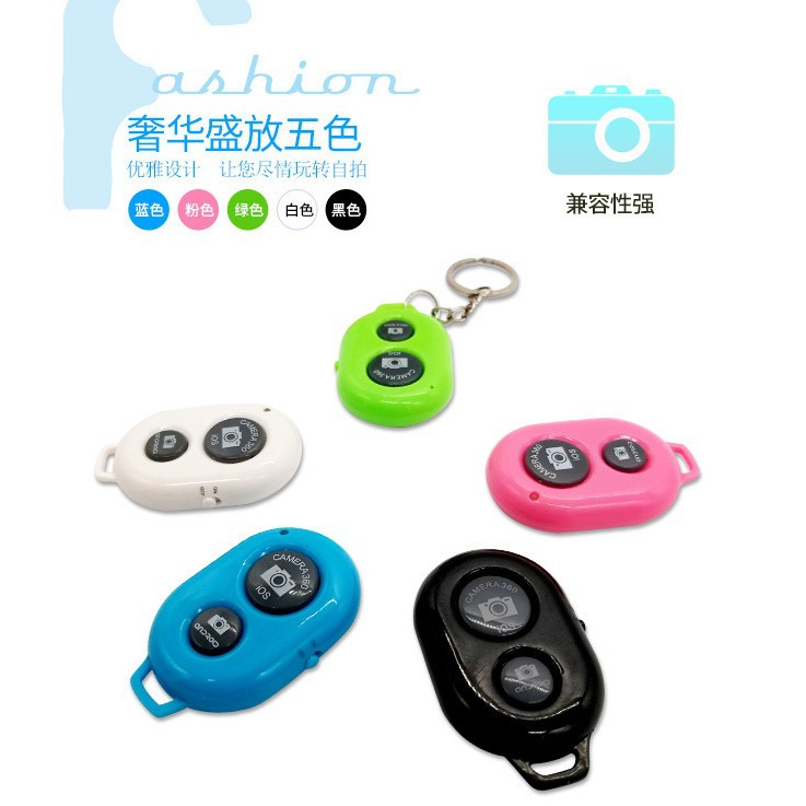 Factory wholesale wireless Bluetooth remote control Android IOS system adapter phone selfie Bluetooth selfie