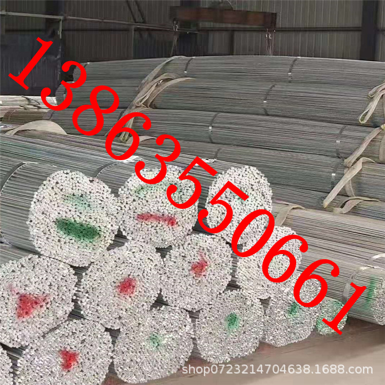 Q235 galvanized round steel bar 8mm 10mm 12mm hot dip galvanized round steel blanking bending welding