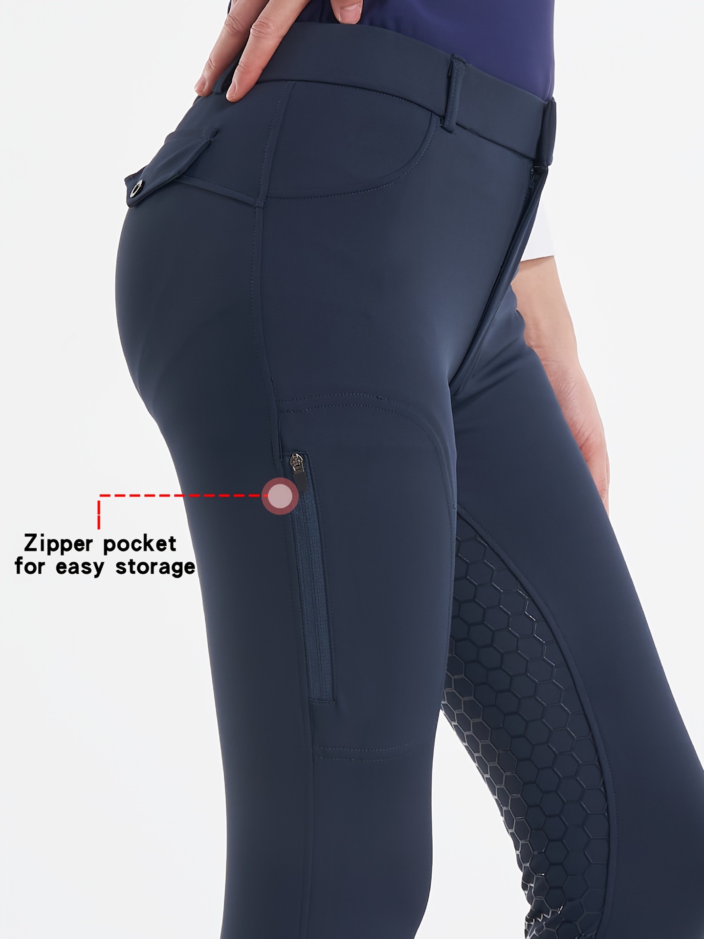 Summer Equestrian Pants Non-slip Silicone Super Elastic Breathable Men's and Women's Competition Knight Pants Knight Competition Training Riding Pants