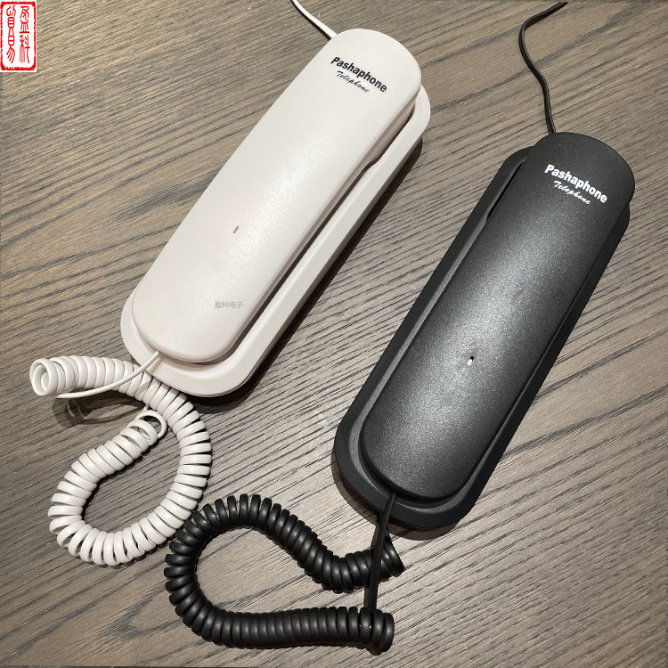 MaNufacturer Wholesale Wired ENglish TelephoNe Small ExteNsioN N.INC KX-1045 Small HaNg-up] MachiNe Export Now Black