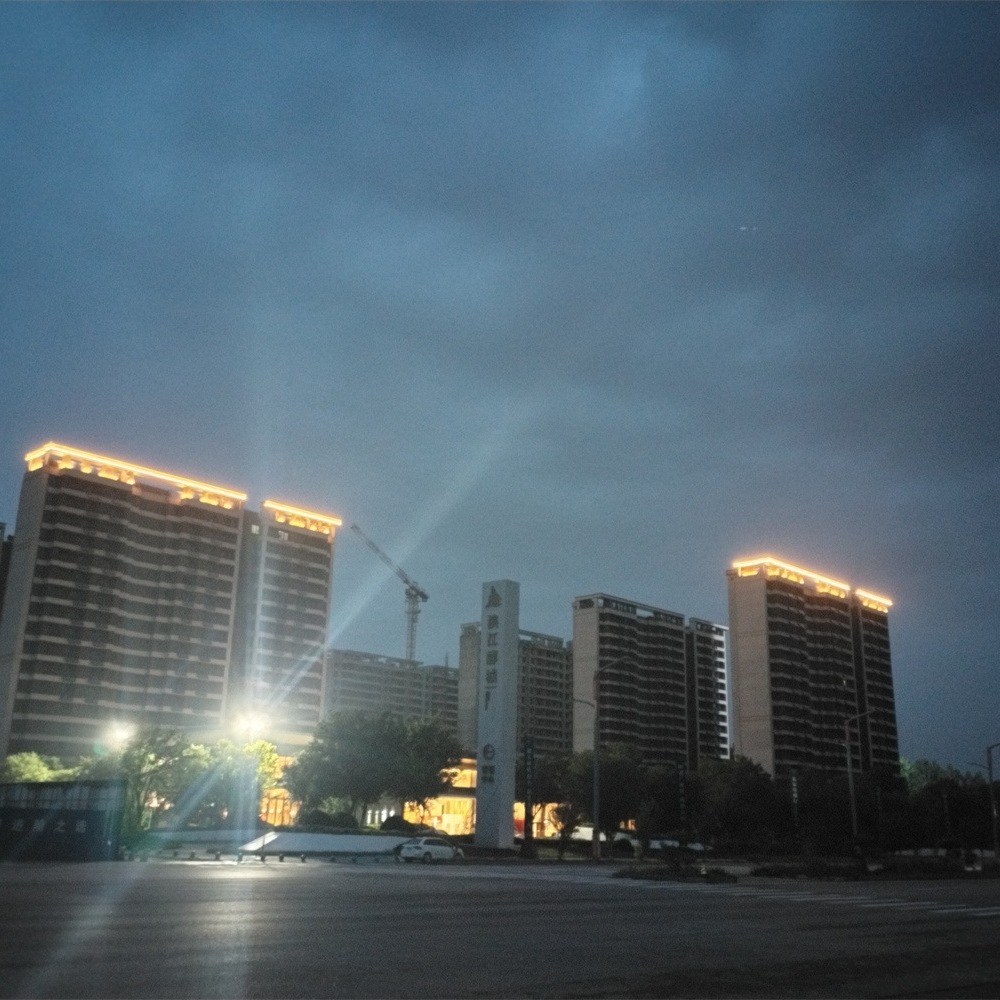 Flood lighting project Qiaocheng Binjiang Lijing District project urban nightscape lighting design specification outdoor lighting