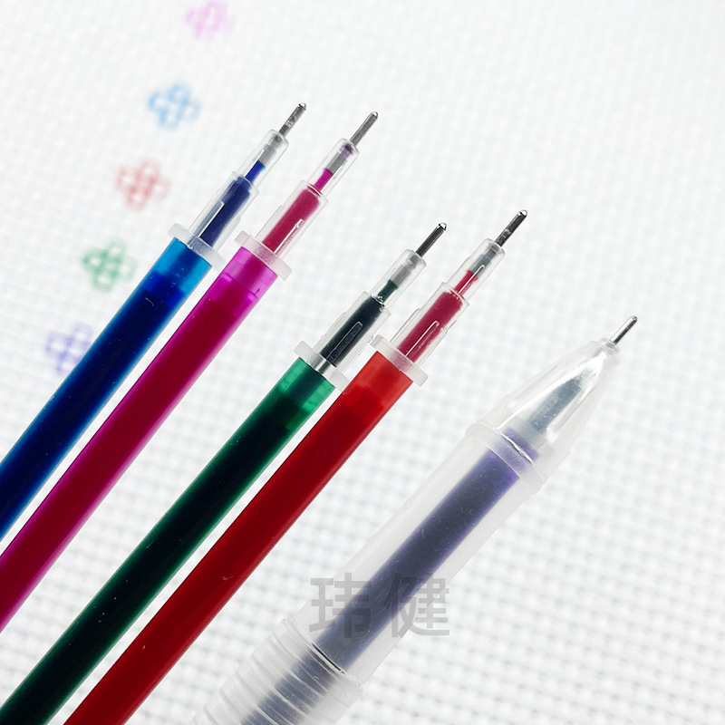 New Cross Stitch Water Soluble Refill 0.7 Thick Head 0.5 Thin Head Ink Refill for Diy Embroidery